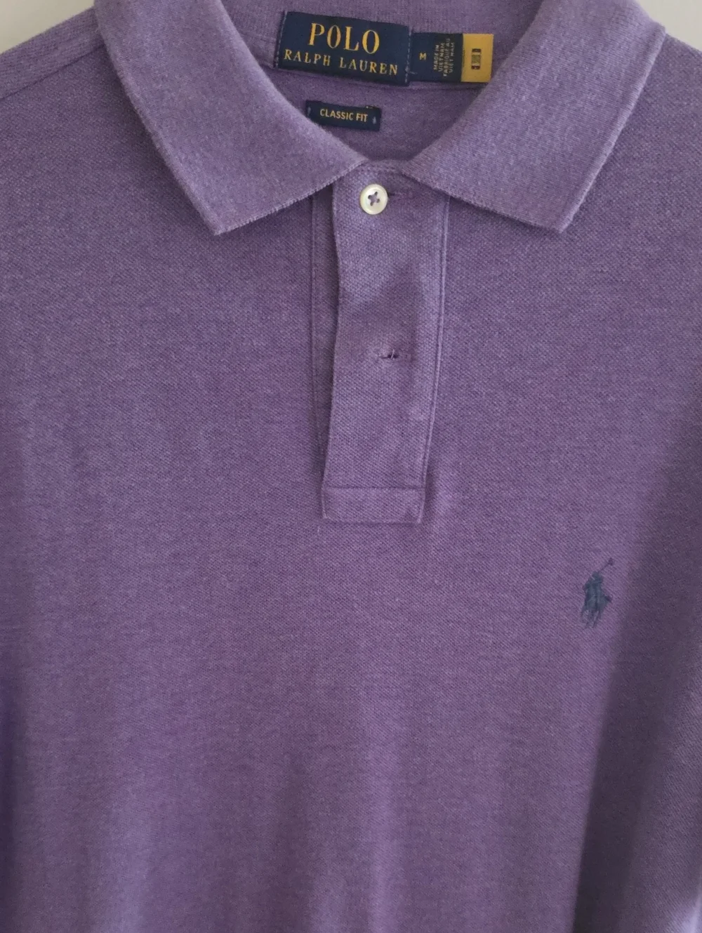 Polo by Ralph Lauren Lavender Classic Fit Men’s Polo